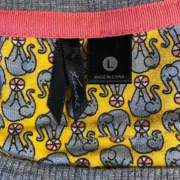 🐘 Kensie elephant T-shirt dress Size Large - Picture 5 of 6